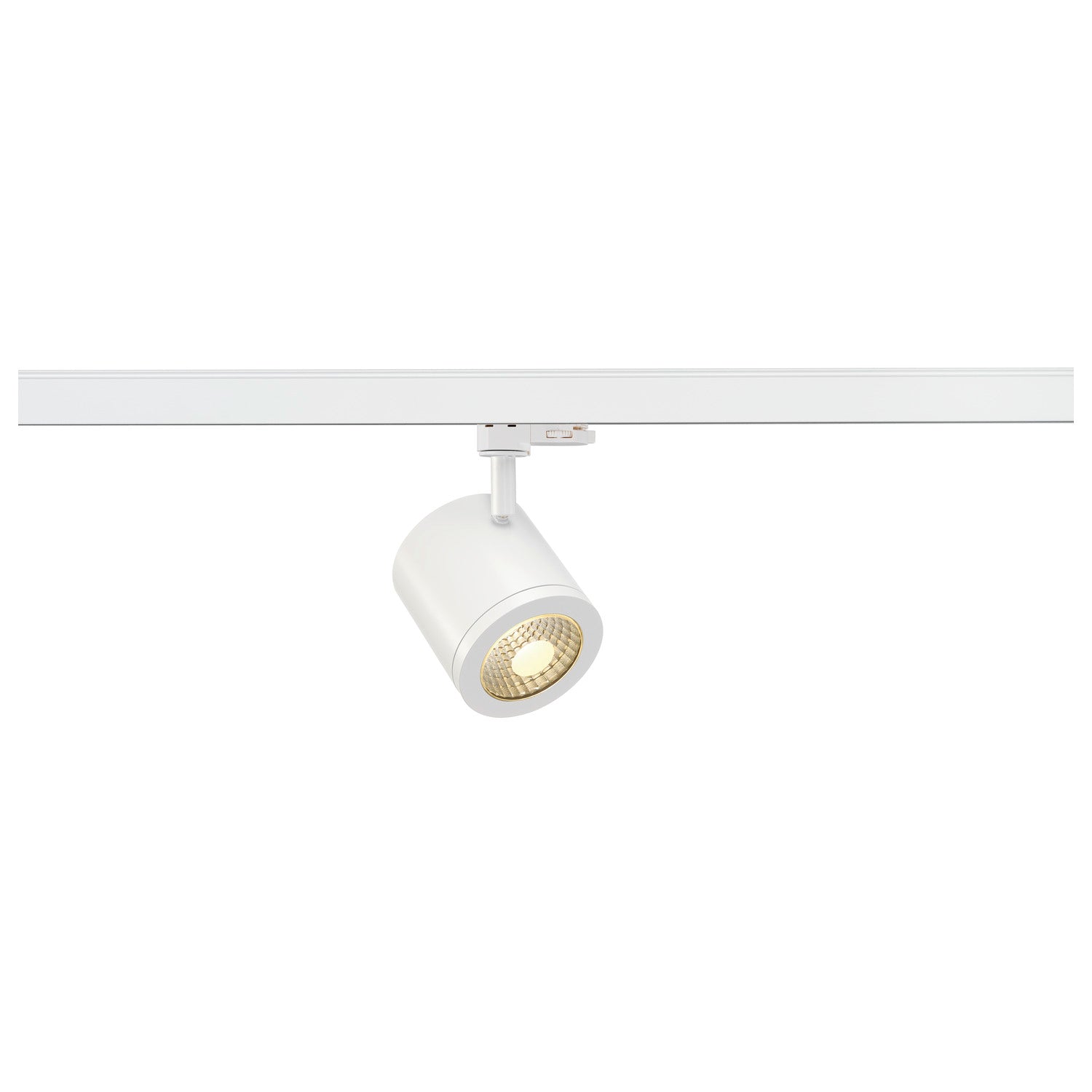ENOLA_C, foco para calha elétrica de alta voltagem de 3 fases, LED, 3000 K, redondo, branco, 55°, 11,2 W, incl. adaptador de 3 fases