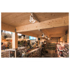 EURO CUBE, foco para calha elétrica de alta voltagem de 3 fases, LED, 3000 K, branco, 60º, incl. adaptador de 3 fases