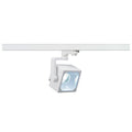 EURO CUBE, foco para calha elétrica de alta voltagem de 3 fases, LED, 4000 K, branco, 60º, incl. adaptador de 3 fases