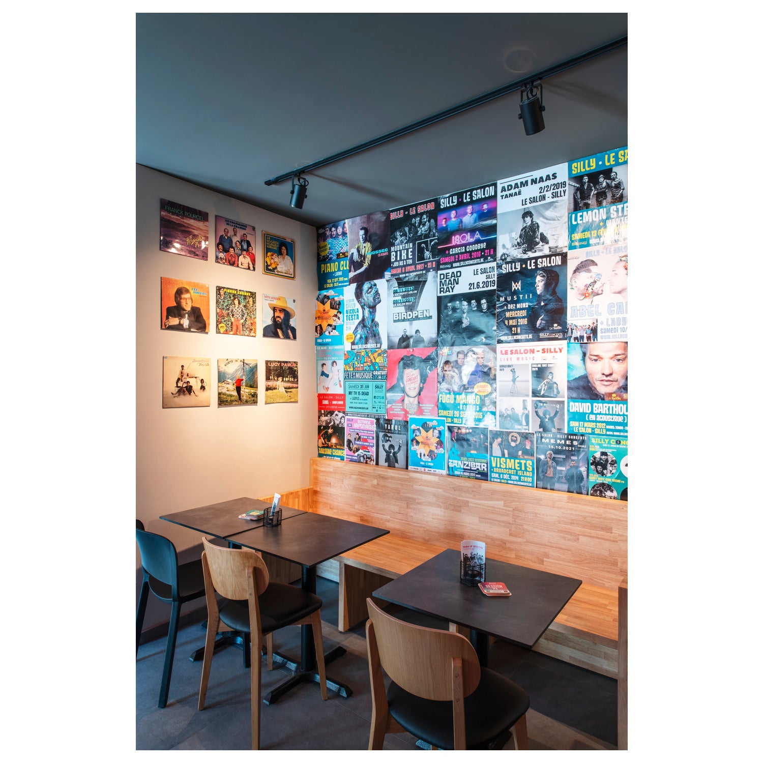 EURO SPOT, foco para calha elétrica de alta voltagem de 3 fases, QPAR111, redondo, preto, máx. 75 W, incl. adaptador de 3 fases