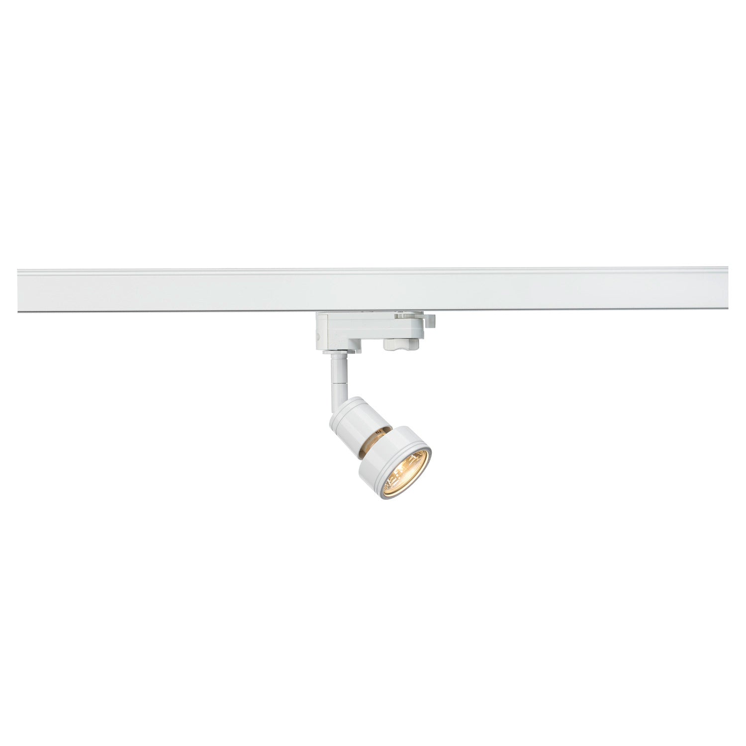 PURI, foco para calhas elétricas de alta voltagem de 3 fases, QPAR51, branco, máx. 50 W, incl. adaptador de 3 fases