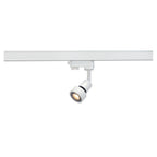 PURI, foco para calhas elétricas de alta voltagem de 3 fases, QPAR51, branco, máx. 50 W, incl. adaptador de 3 fases