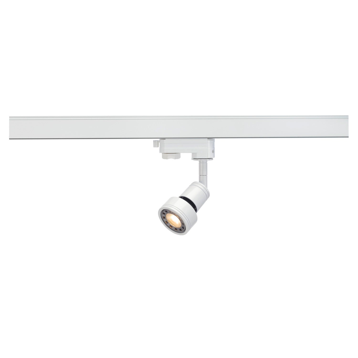 PURI, foco para calhas elétricas de alta voltagem de 3 fases, QPAR51, branco, máx. 50 W, incl. adaptador de 3 fases