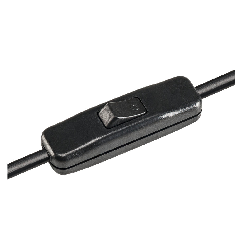 FENDA, Luminária de mesa, pé de Luminária/Luminária, A60, preto, sem abat-jour, máx. 60 W