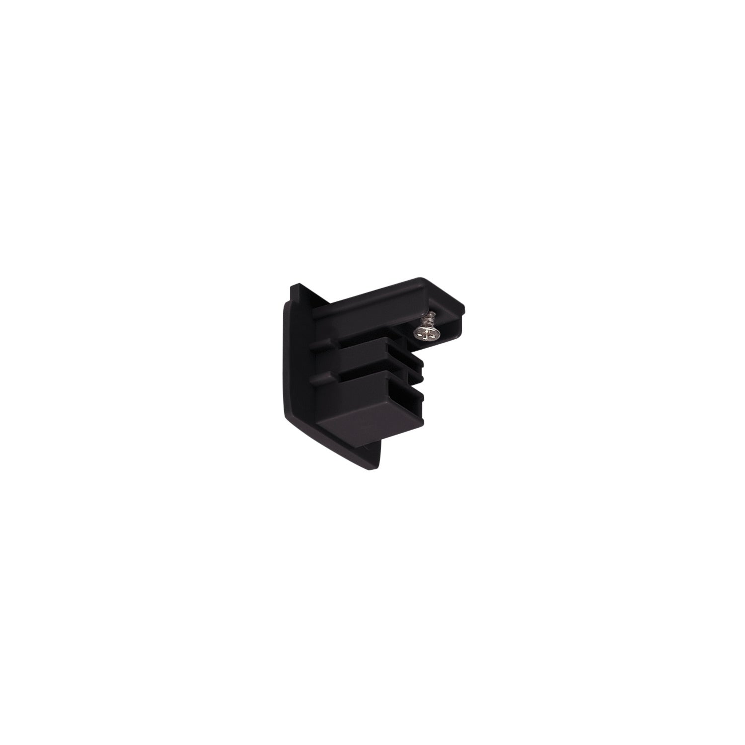 S-TRACK SYSTEM - TAMPÃO DE EXTREMIDADE, sistema de calha de alta voltagem de 3 fases S-TRAC K, preto