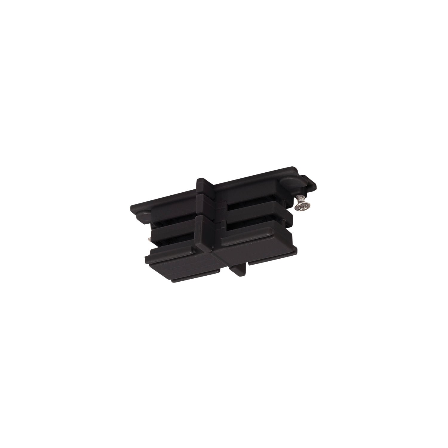 S-TRACK SYSTEM - PEÇA DE LIGAÇÃO ISOLADA, sistema de calha de alta voltagem de 3 fases S-TRAC K, isolado, preto