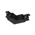S-TRACK SYSTEM - Conector S-TRACK L, terra no interior, com opção de alimentação eléctrica, PHASE, preto