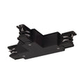 S-TRACK SYSTEM - Conector S-TRACK T, esquerdo, terra no interior, com opção de alimentação eléctrica, PHASE, preto