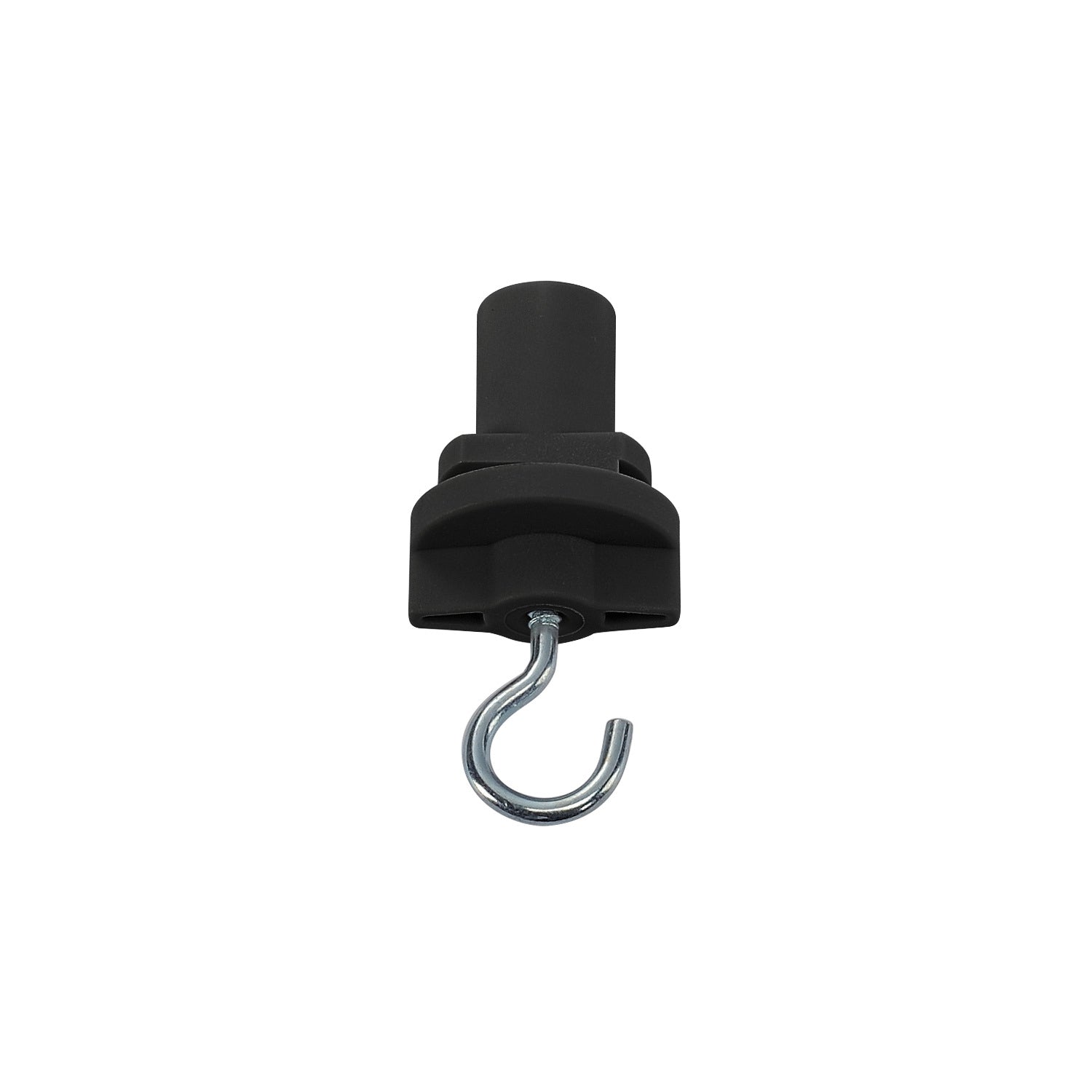 S-TRACK SYSTEM - GANCHO para sistema de calha de alta voltagem de 3 fases S-TRAC K, preto