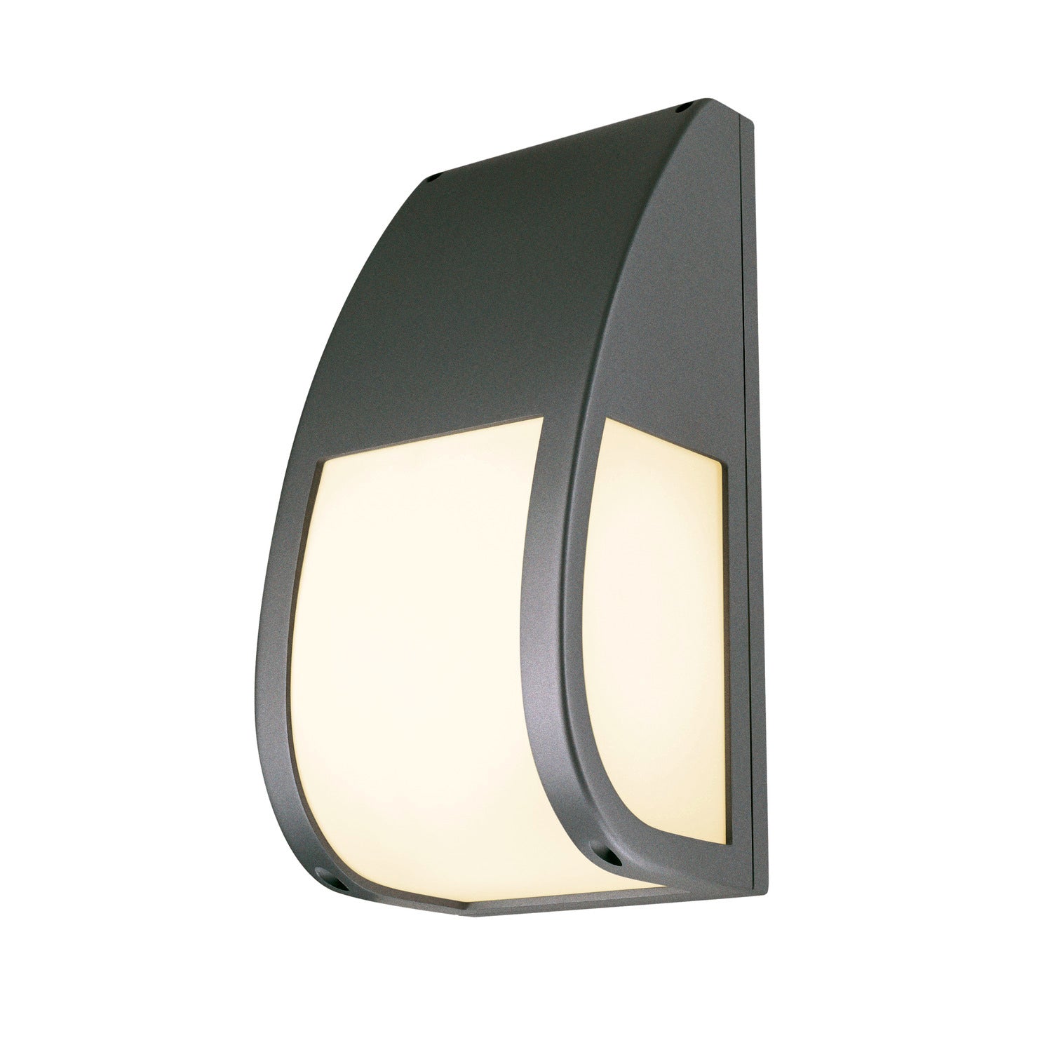 KERAS ELT, luminária de parede e de teto para exteriores, TC-TSE, IP54, antracite, lâmpada economizadora de energia, máx. 24 W