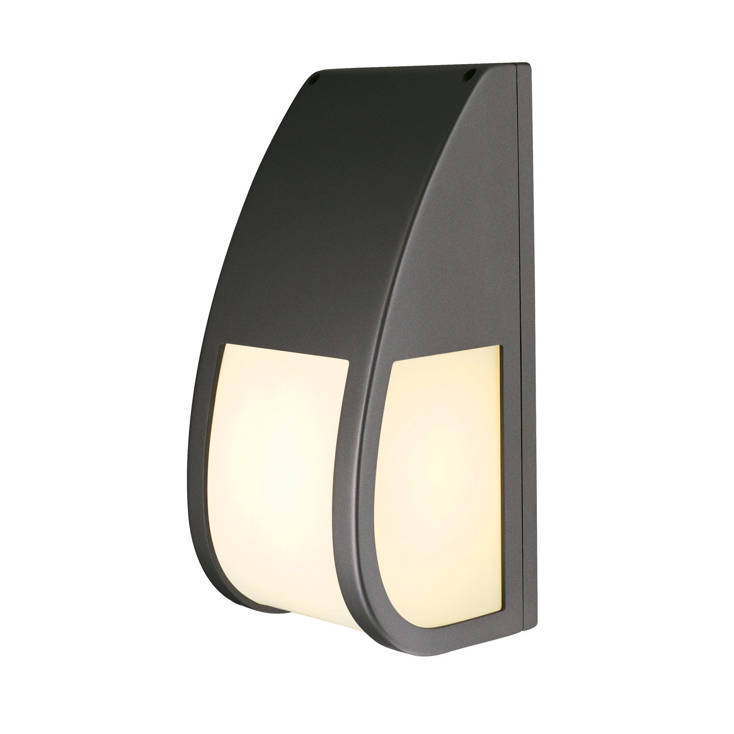 KERAS ELT, luminária de parede e de teto para exteriores, TC-TSE, IP54, antracite, lâmpada economizadora de energia, máx. 24 W