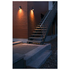 WALLYX, luminária de parede para exteriores, QPAR51, IP44, antracite, máx. 50 W