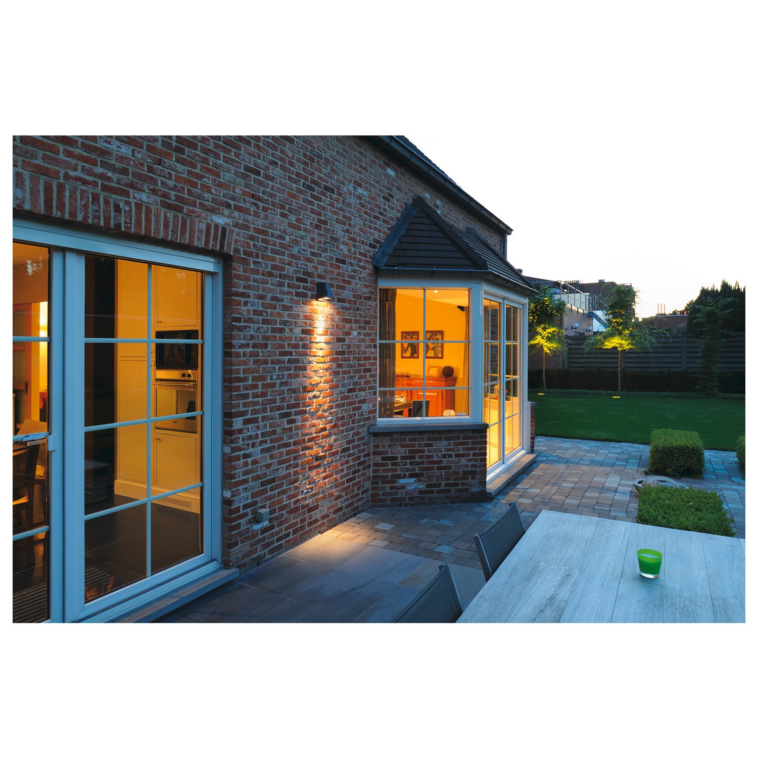 WALLYX, luminária de parede para exteriores, QPAR51, IP44, antracite, máx. 50 W