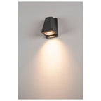 WALLYX, luminária de parede para exteriores, QPAR51, IP44, antracite, máx. 50 W