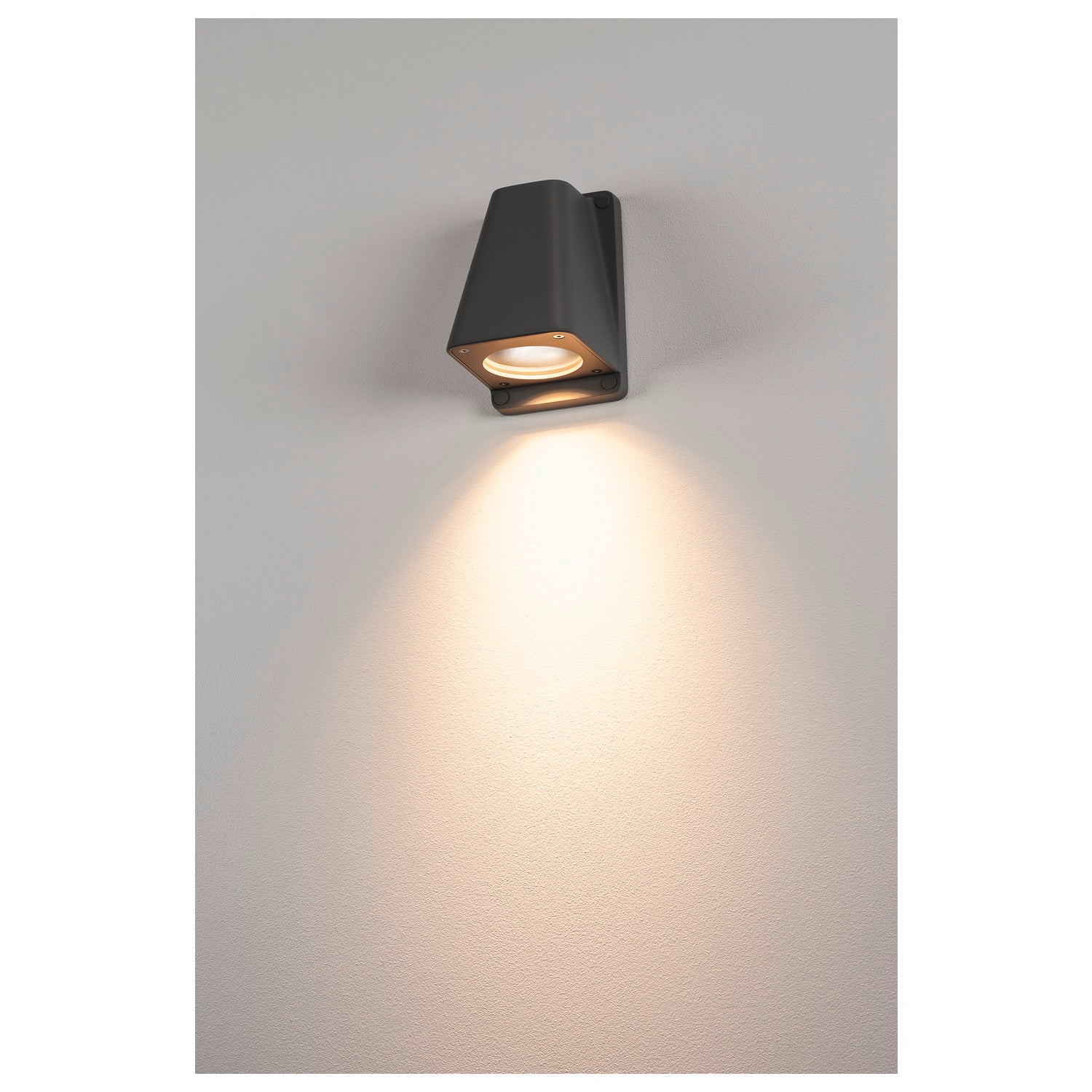 WALLYX, luminária de parede para exteriores, QPAR51, IP44, antracite, máx. 50 W