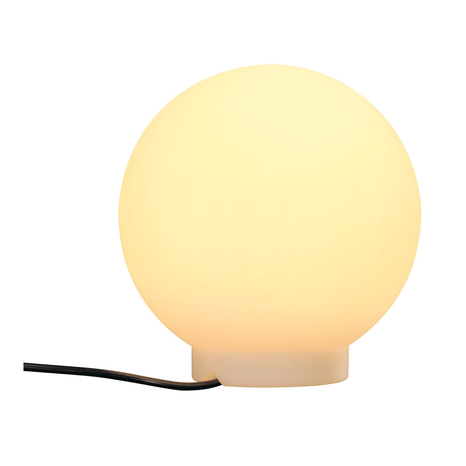 ROTOBALL FLOOR 25 luminária de apoio para exteriores, TC-(D,H,T,Q)SE, IP44, esfera, branco, Ø 25 cm, máx. 24 W