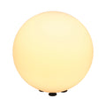 ROTOBALL FLOOR 40 luminária de apoio para exteriores, TC-(D,H,T,Q)SE, IP44, esfera, branco, Ø 40 cm, máx. 24 W