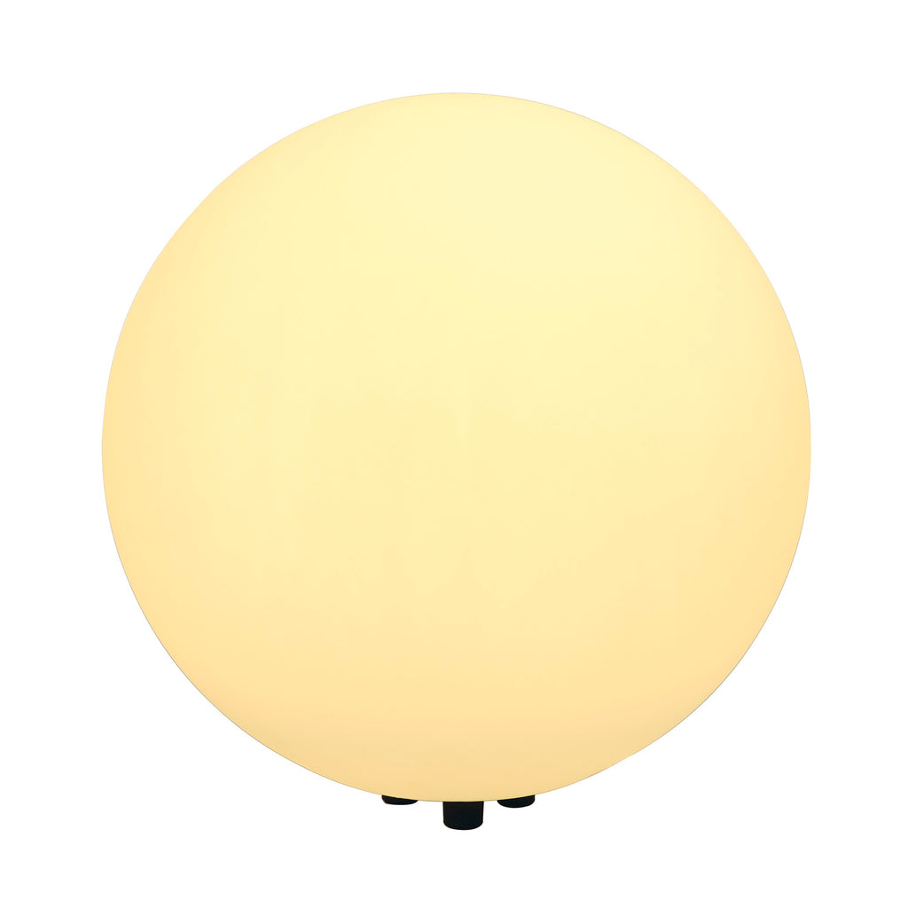 ROTOBALL FLOOR 50 luminária de apoio para exteriores, TC-(D,H,T,Q)SE, IP44, esfera, branco, Ø 50 cm, máx. 24 W