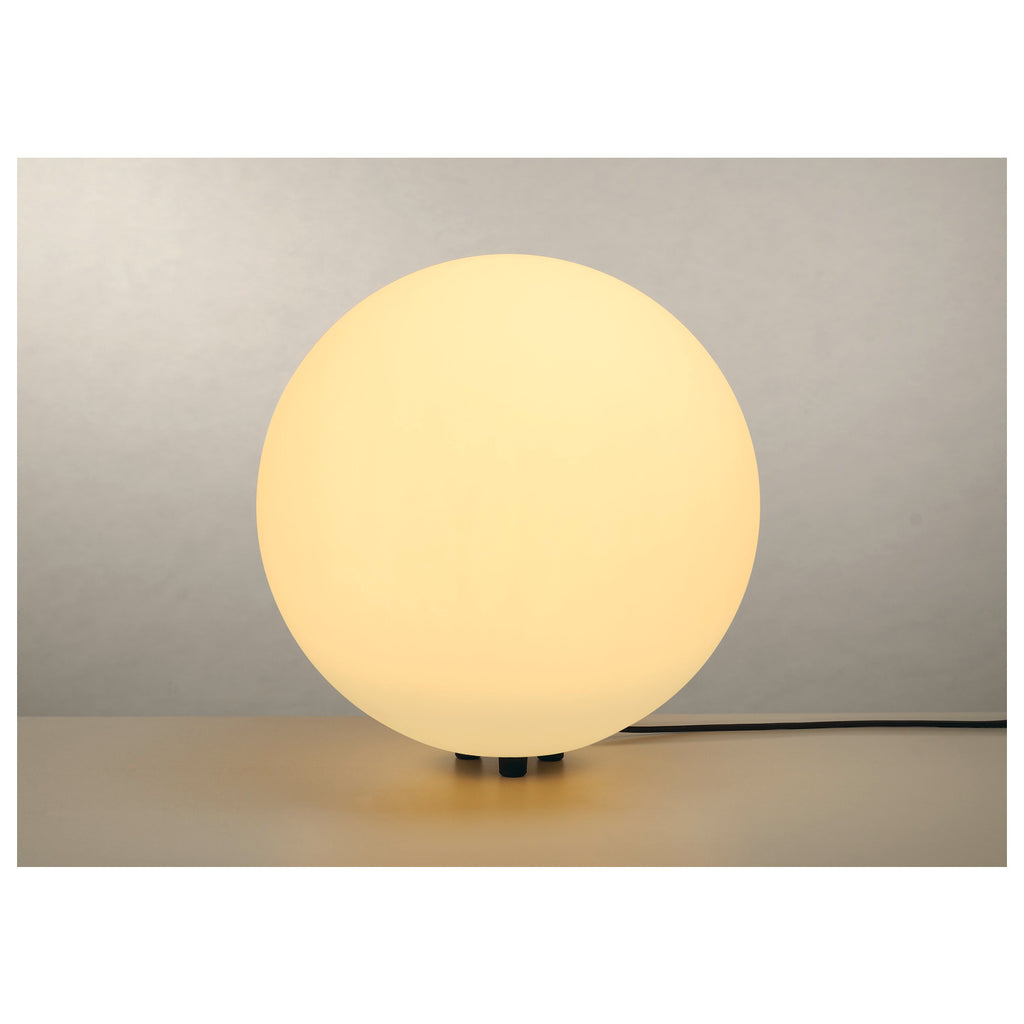 ROTOBALL FLOOR 50 luminária de apoio para exteriores, TC-(D,H,T,Q)SE, IP44, esfera, branco, Ø 50 cm, máx. 24 W