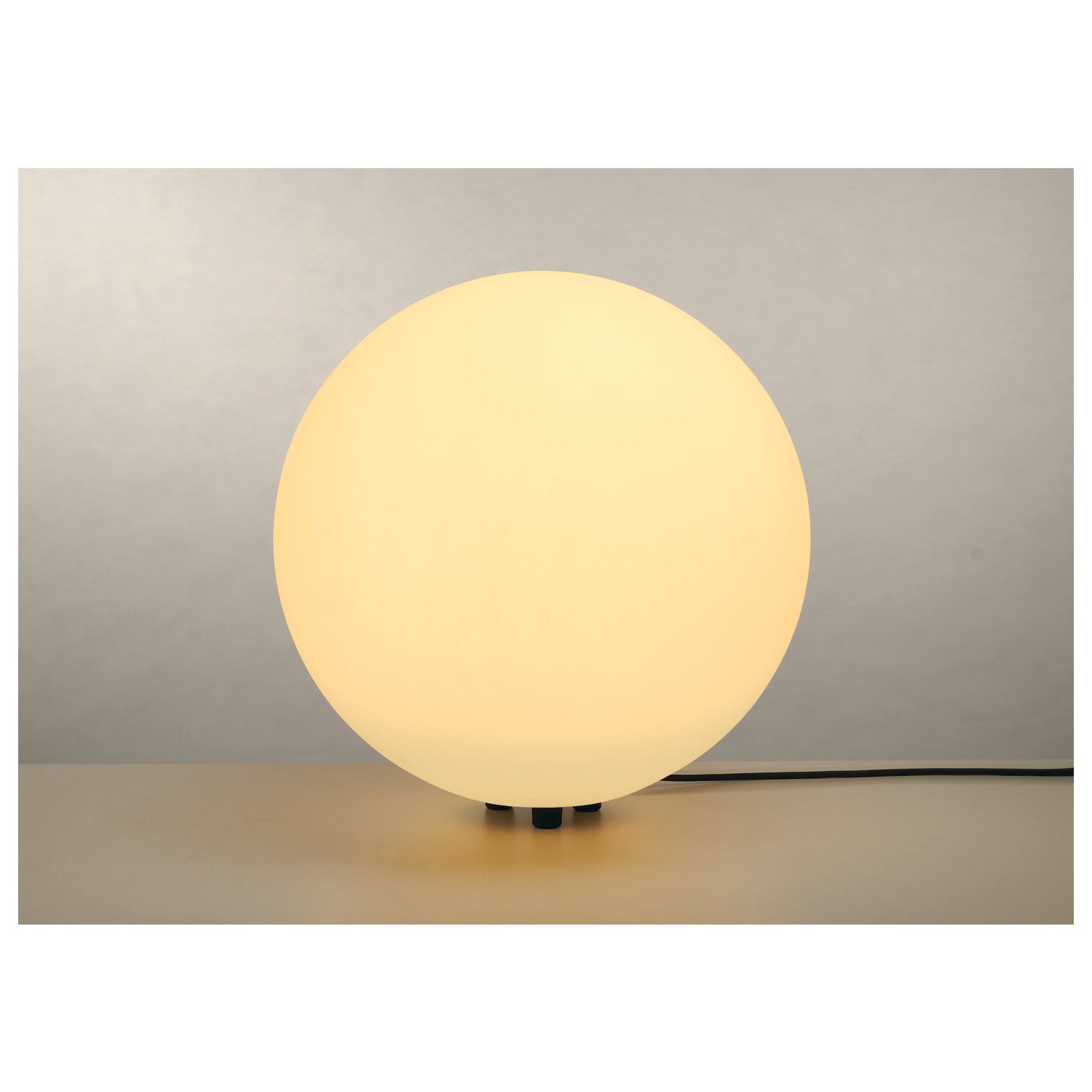 ROTOBALL FLOOR 50 luminária de apoio para exteriores, TC-(D,H,T,Q)SE, IP44, esfera, branco, Ø 50 cm, máx. 24 W