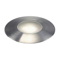 TRAIL-LITE 60, luminária de embutir no chão para exteriores, LED, 3000 K, IP65, aço inox 316, unidade de vidro acetinado, IP65