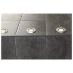 TRAIL-LITE 60, luminária de embutir no chão para exteriores, LED, 3000 K, IP65, aço inox 316, unidade de vidro acetinado, IP65