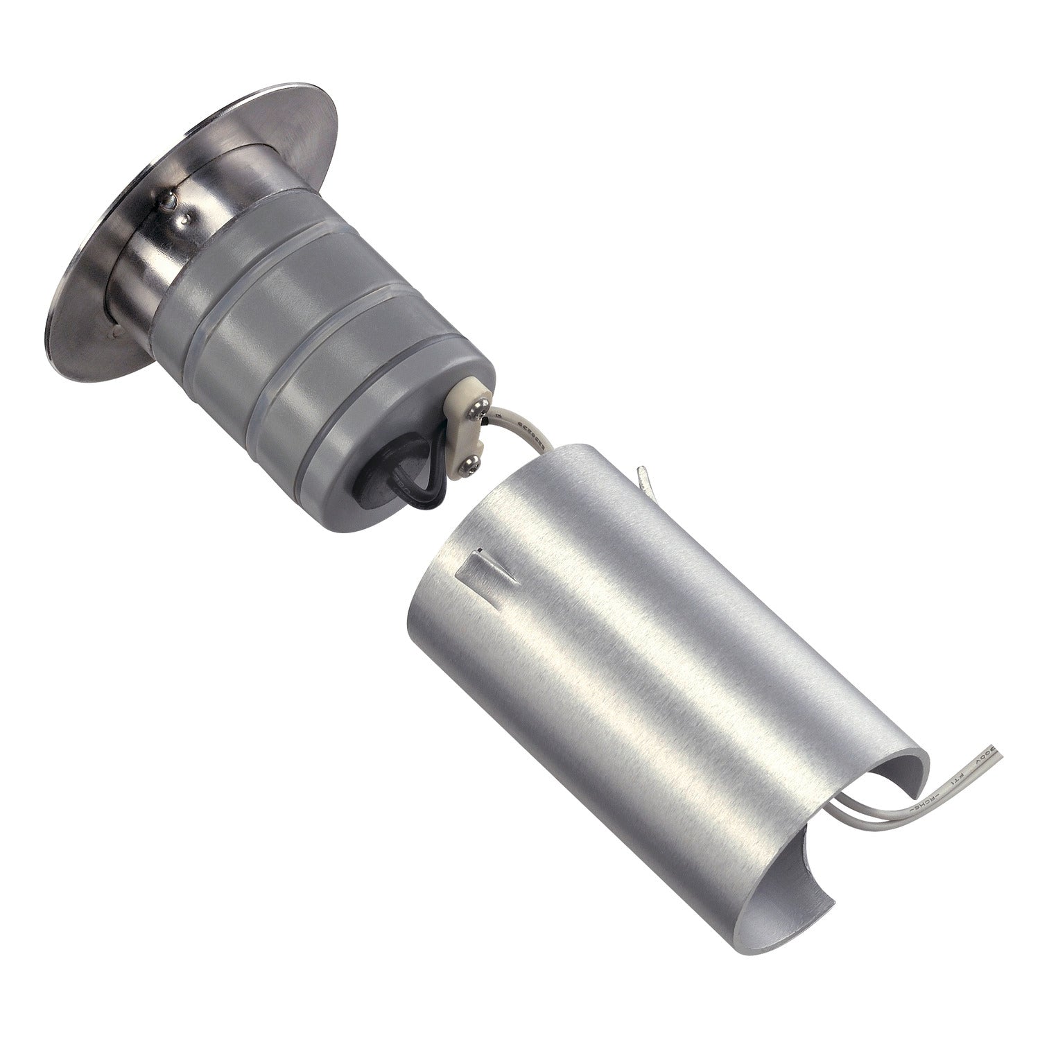 TRAIL-LITE 60, luminária de embutir no chão para exteriores, LED, 3000 K, IP65, aço inox 316, unidade de vidro acetinado, IP65