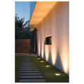 ROCCI 125, luminária de embutir no chão para exteriores, LED, 3000 K, IP67, angular, aço inox 316, máx. 6 W