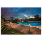 TRUST 60, luminária de apoio para exteriores, LED, 3000 K, IP55, aço inox 316, Ø/A 6/60 cm, 8,6 W