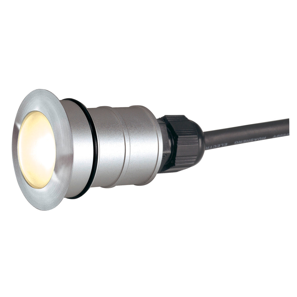 POWER TRAIL-LITE 42, luminária de exterior encastrada no pavimento, LED, 3000 K, IP67, redonda, aço inoxidável 316