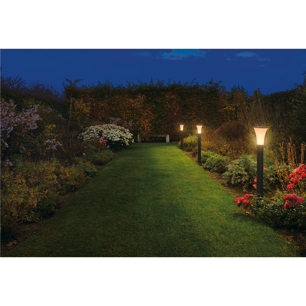 ALPA CONE 100, Luminária de apoio Outdoor, TC-(D,H,T,Q)SE, IP55, antracite, Ø/A 7,3/108 cm, máx. 24 W