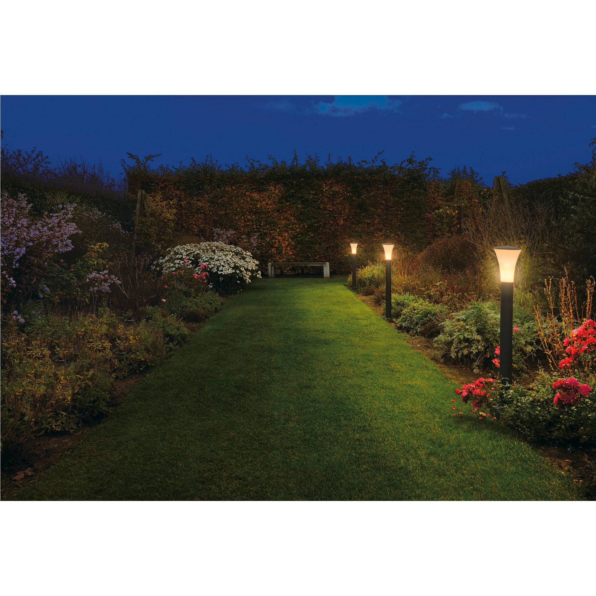 ALPA CONE 100, Luminária de apoio Outdoor, TC-(D,H,T,Q)SE, IP55, antracite, Ø/A 7,3/108 cm, máx. 24 W