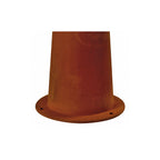 RUSTY 40, luminária de apoio para exteriores, TC-DSE, IP55, redonda, aço enferrujado, Ø/A 19/40 cm, máx. 11 W