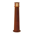 RUSTY 70, luminária de apoio para exteriores, TC-DSE, IP55, redonda, aço enferrujado, Ø/A 19/70 cm, máx. 11 W