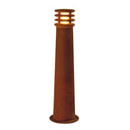 RUSTY 70, luminária de apoio para exteriores, TC-DSE, IP55, redonda, aço enferrujado, Ø/A 19/70 cm, máx. 11 W