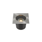 DASAR 215, luminária de embutir no chão para exteriores, QPAR111, IP67, angular, aço inox 316, máx. 75 W