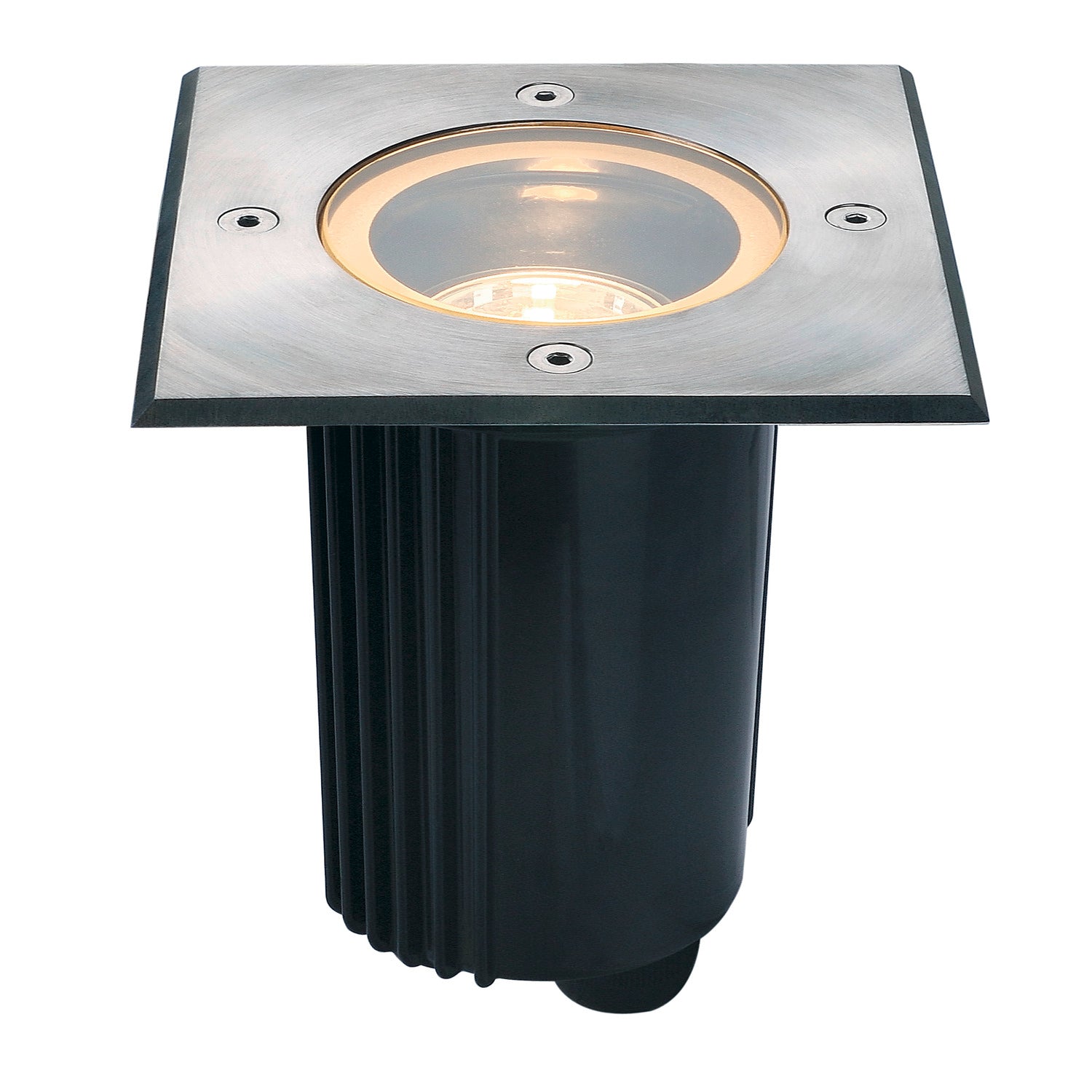 DASAR® 115, projetor de embutir no chão para exteriores, QPAR51, IP67, angular, aço inox 316, máx. 35 W