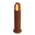 RUSTY CONE 70, luminária de apoio para exteriores, TC-DSE, IP54, redonda, aço enferrujado, Ø/A 15/70 cm, máx. 11 W