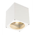 BIG THEO, luminária de teto para exteriores, QPAR111, IP44, angular, branco, máx. 75 W