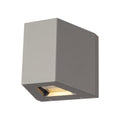 OUT-BEAM, luminária de parede para exteriores, LED, 3000 K, Beam up/Flood down, cinzento prateado, IP44