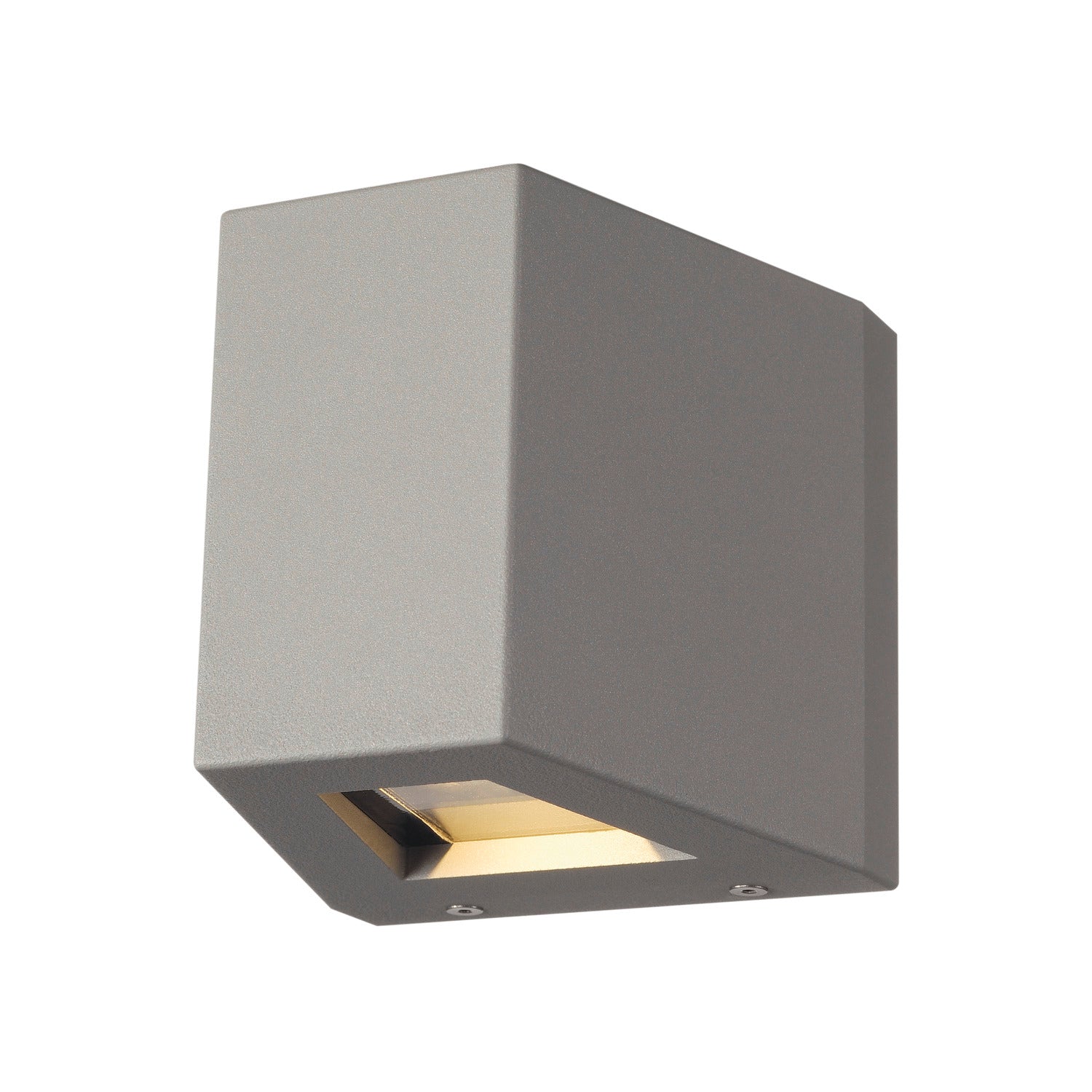 OUT-BEAM, luminária de parede para exteriores, LED, 3000 K, Beam up/Flood down, cinzento prateado, IP44