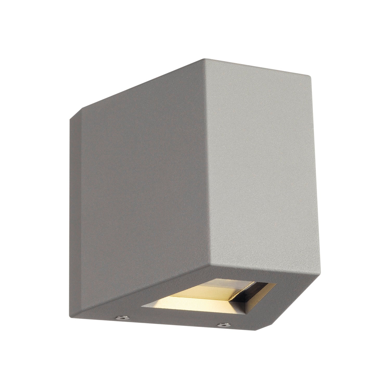 OUT-BEAM, luminária de parede para exteriores, LED, 3000 K, Beam up/Flood down, cinzento prateado, IP44