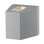 OUT-BEAM, luminária de parede para exteriores, LED, 3000 K, Beam up/Flood down, cinzento prateado, IP44