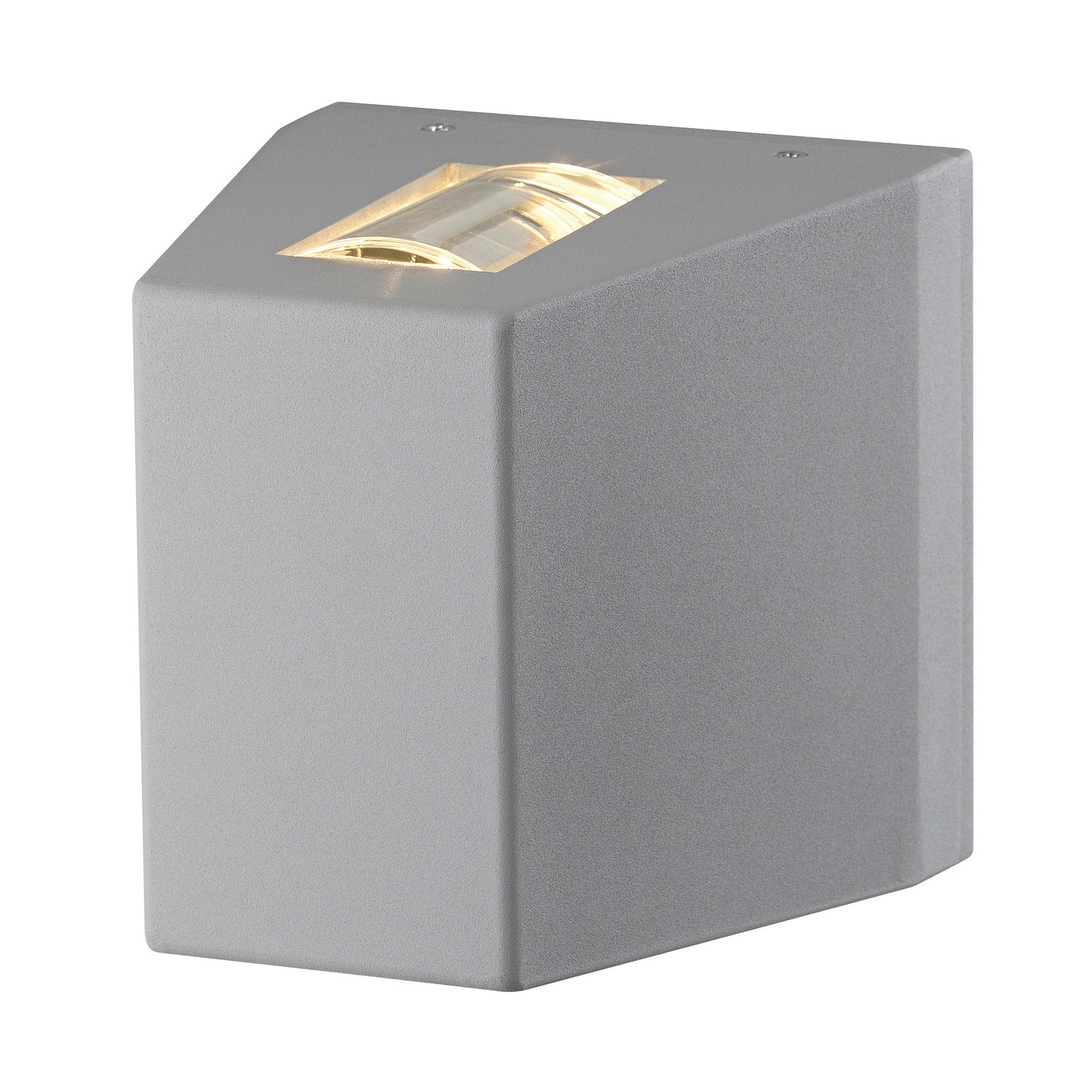 OUT-BEAM, luminária de parede para exteriores, LED, 3000 K, Beam up/Flood down, cinzento prateado, IP44