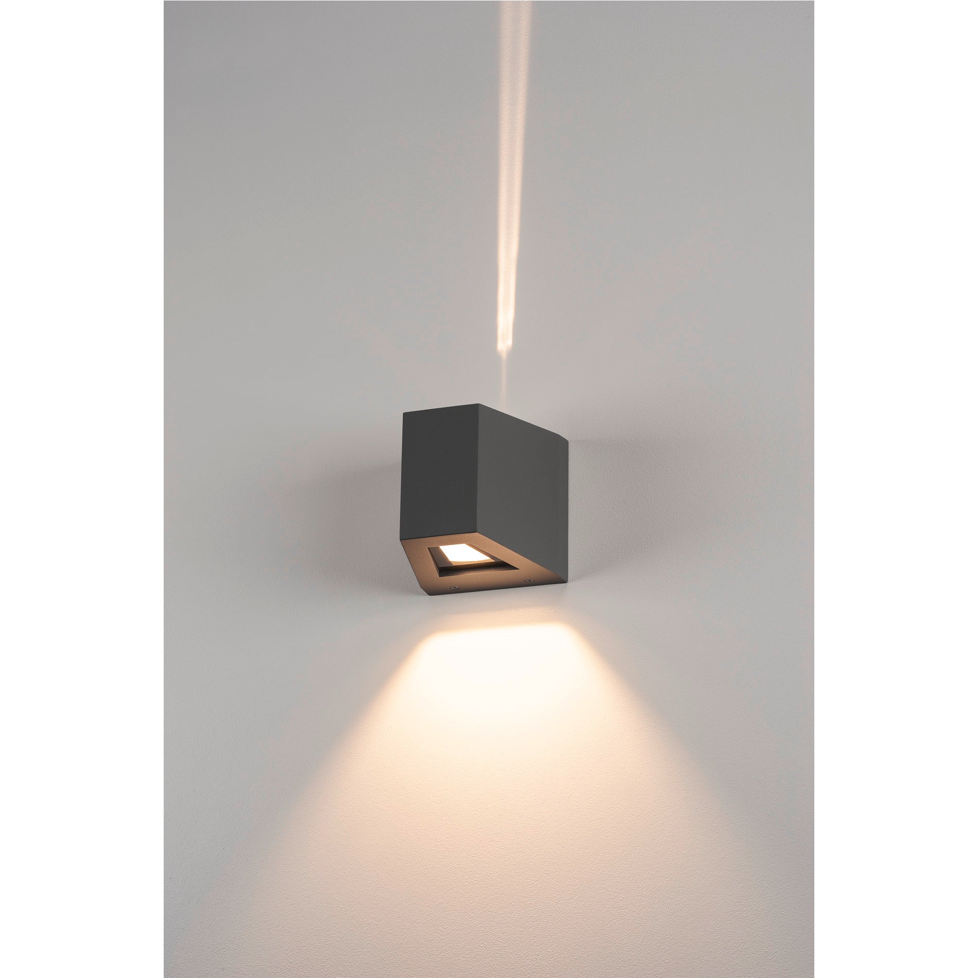 OUT-BEAM, luminária de parede para exteriores, LED, 3000 K, Beam up/Flood down, antracite