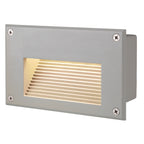 BRICK DOWNUNDER, luminária de embutir na parede para exteriores, LED, 3000 K, IP54, retangular, cinzento