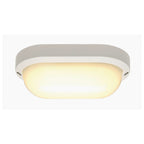 TERANG 2, luminária de parede e de teto para exteriores, LED, 3000 K, IP44, oval, branco, 11 W