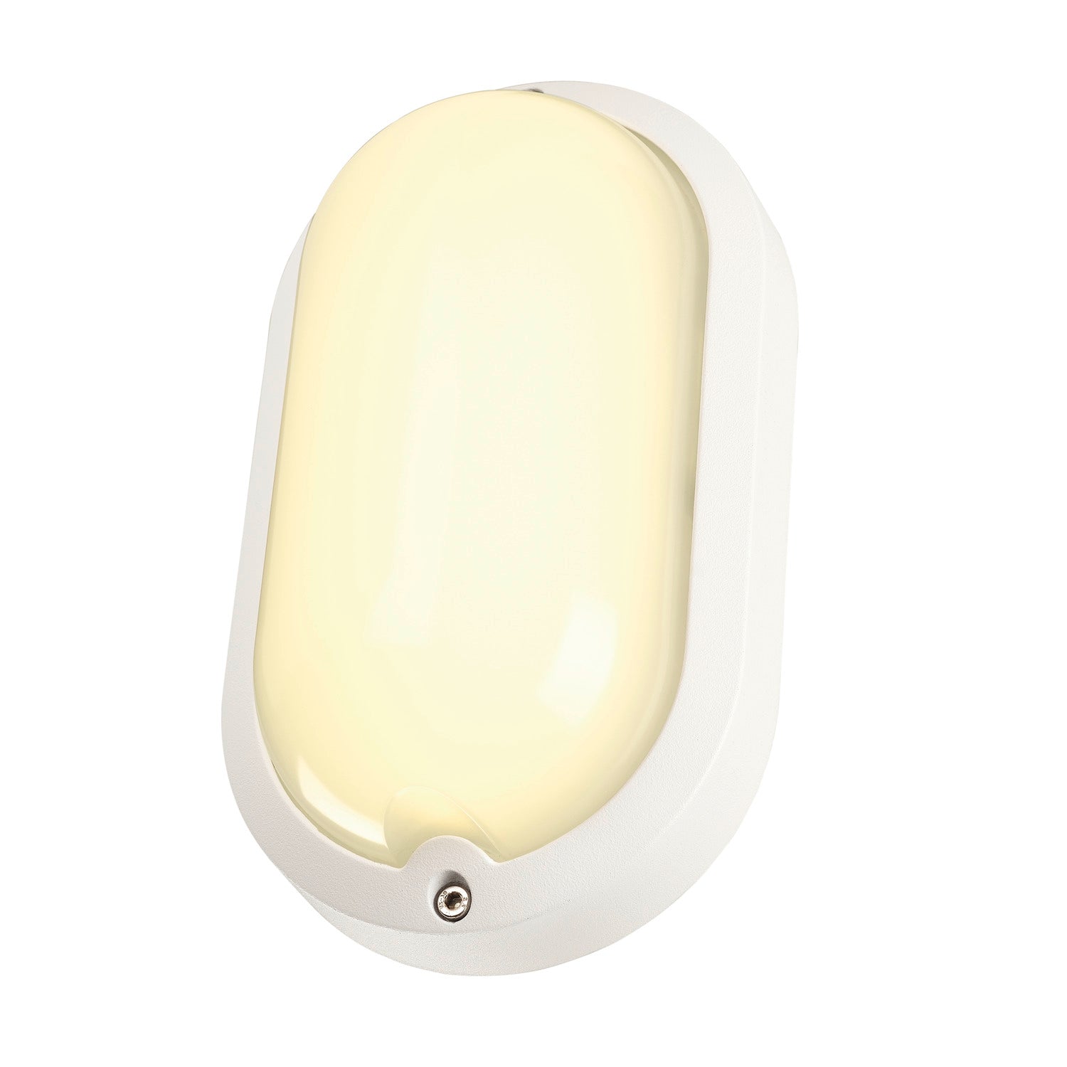 TERANG 2, luminária de parede e de teto para exteriores, LED, 3000 K, IP44, oval, branco, 11 W