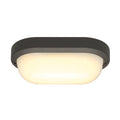 TERANG 2, luminária de parede e de teto para exteriores, LED, 3000 K, IP44, oval, antracite, 11 W