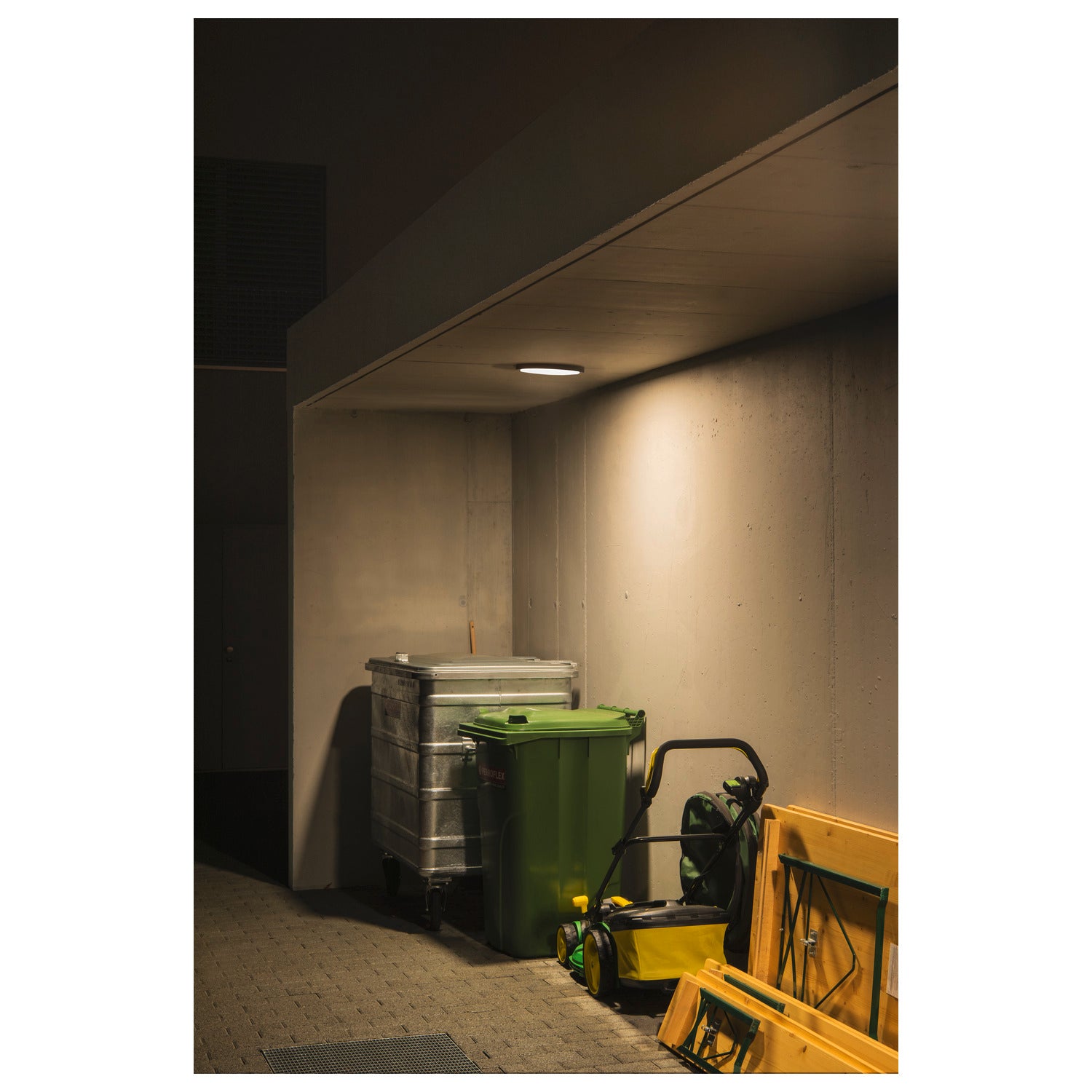 AINOS, luminária de teto, LED, 3000 K, redonda, antracite